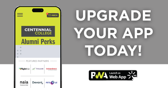 Hey Alumni! Upgrade Your App
